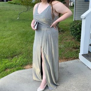 Gold/Silver Prom Dress